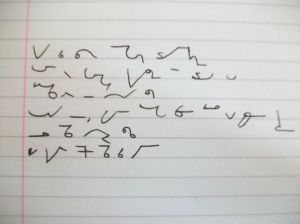 shorthand