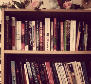Books in bookcase