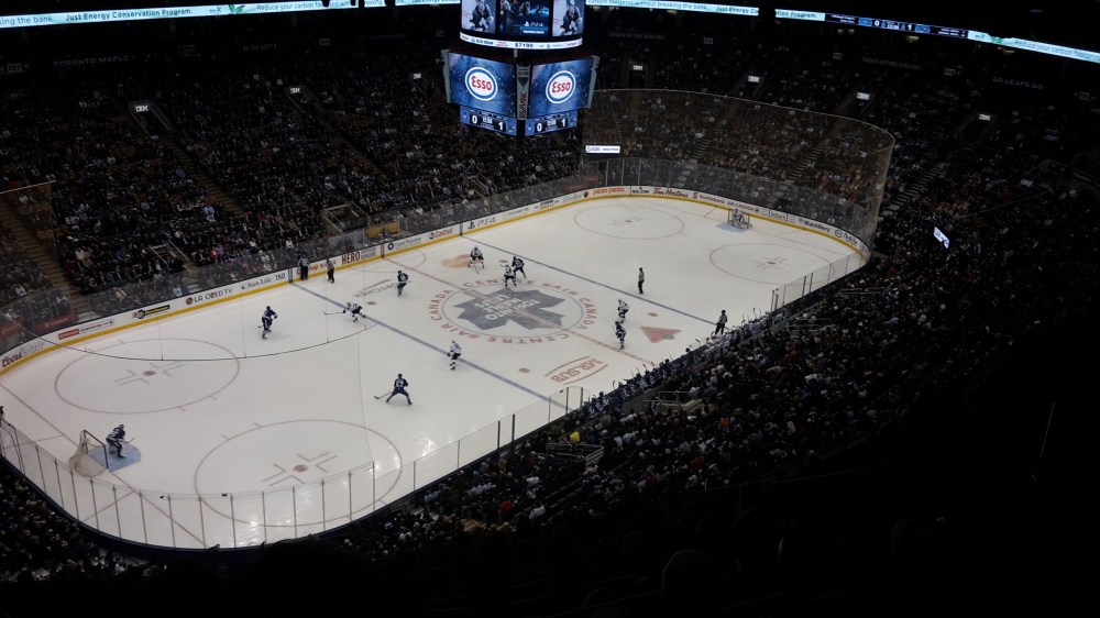 Toronto Maple Leafs vs San Jose Sharks at the Air Canada Centre, Toronto