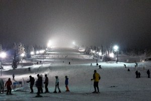 Olos ski resort in Finnish Lapland