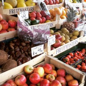 Fruit and vegetables in autumn