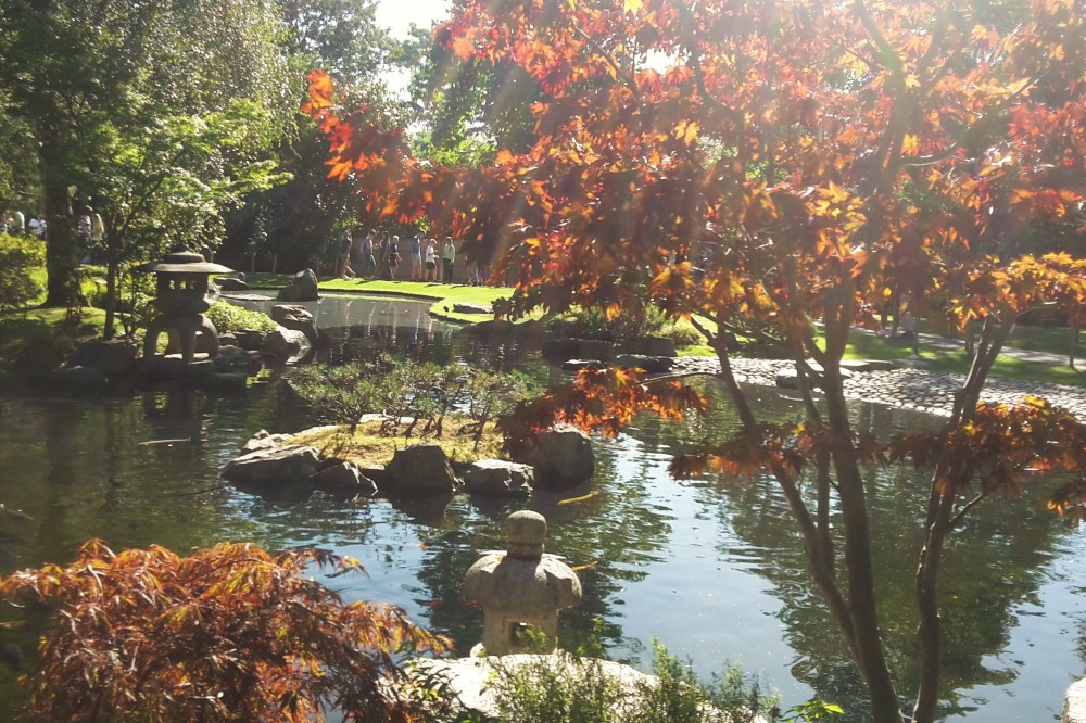 Kyoto Garden in autumn, Holland Park, London