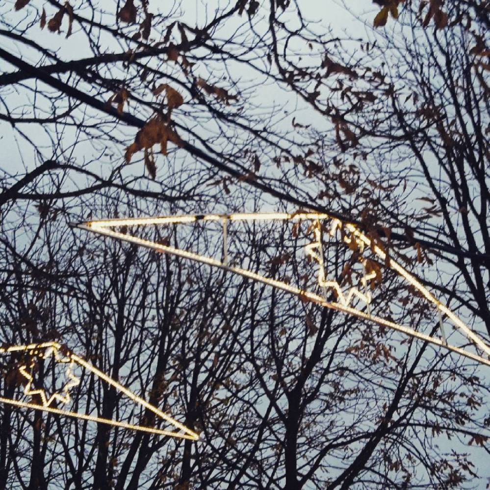 Christmas lights in Baden Baden