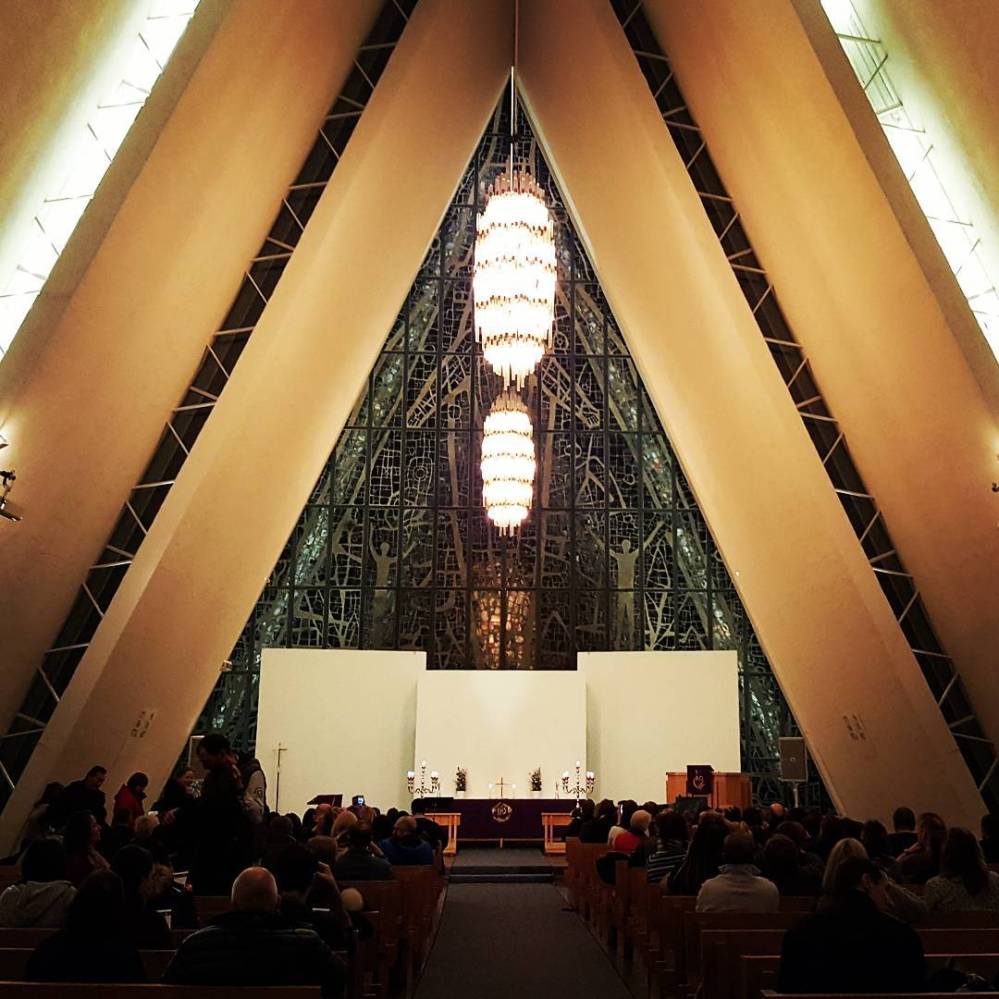 Midnight concert at the Arctic Cathedral, Tromso
